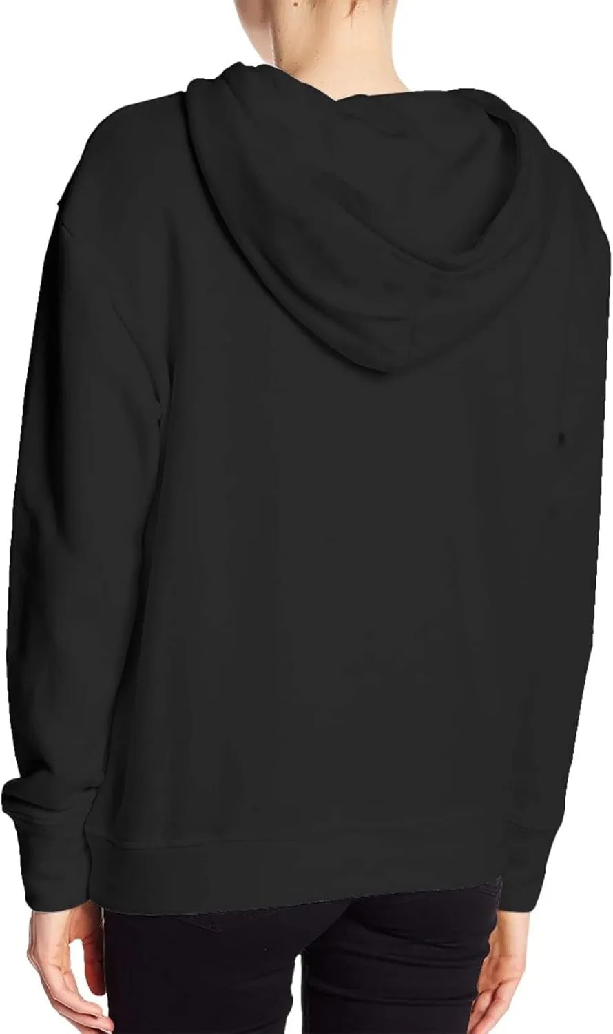 Adult Long Sleeve Hoodies Tops Casual Hooded Sweatshirt Clothes