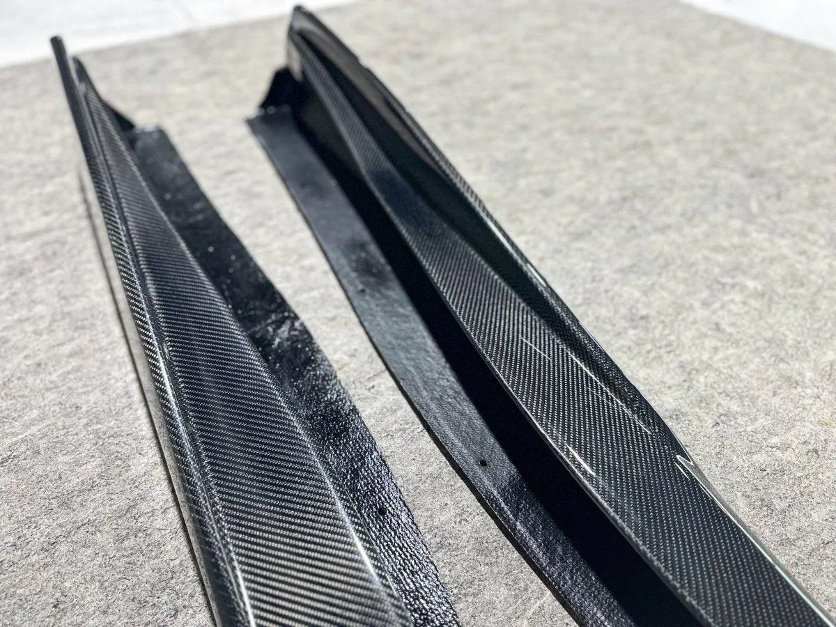 Aero Republic Carbon Fiber Side Skirts 5VM Style for Corvette C8 2020-ON