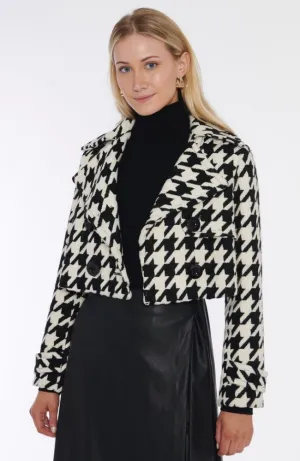 Ally Houndstooth Jacket