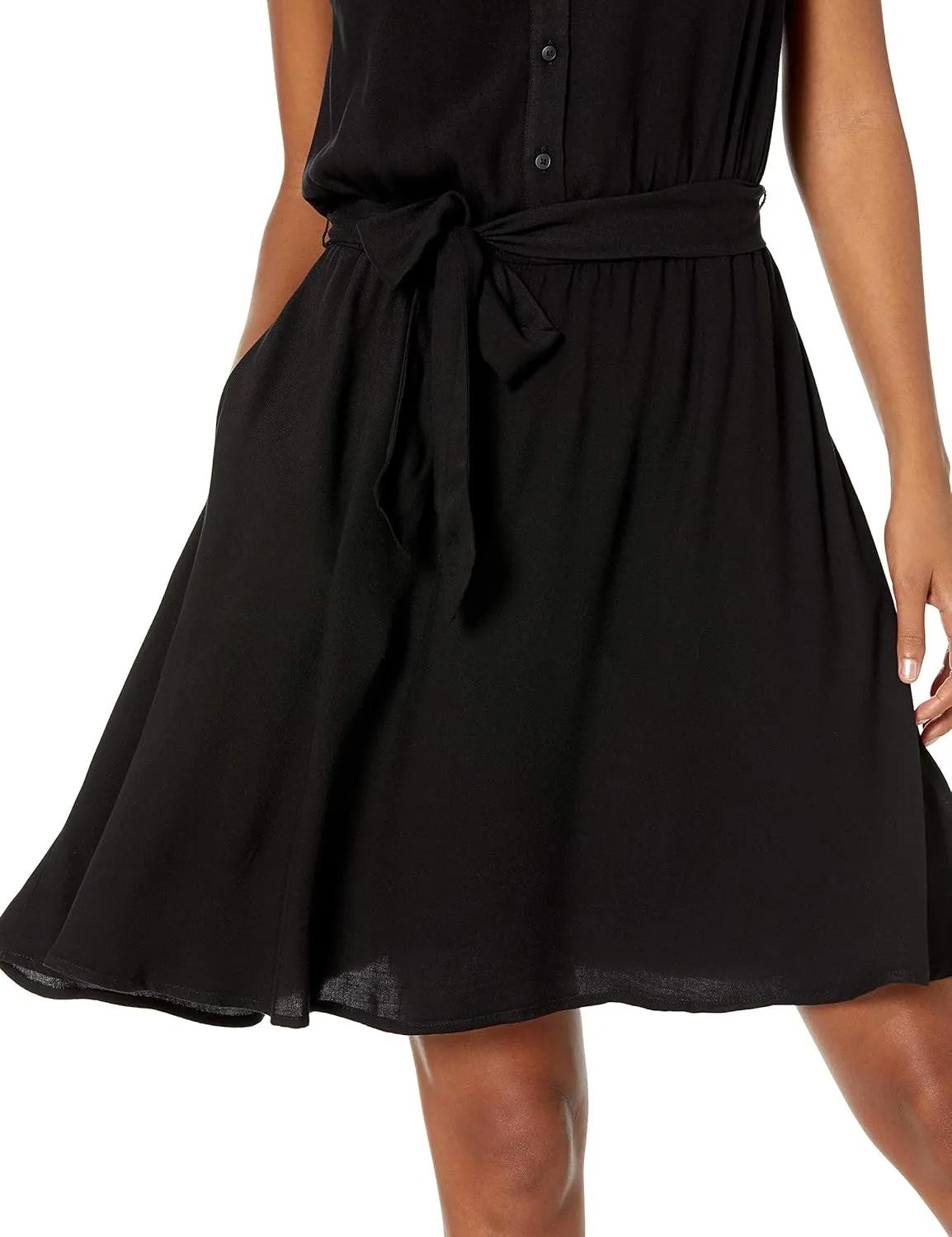 Amazon Essentials Women's Sleeveless Relaxed-Fit Woven Shirt Dress