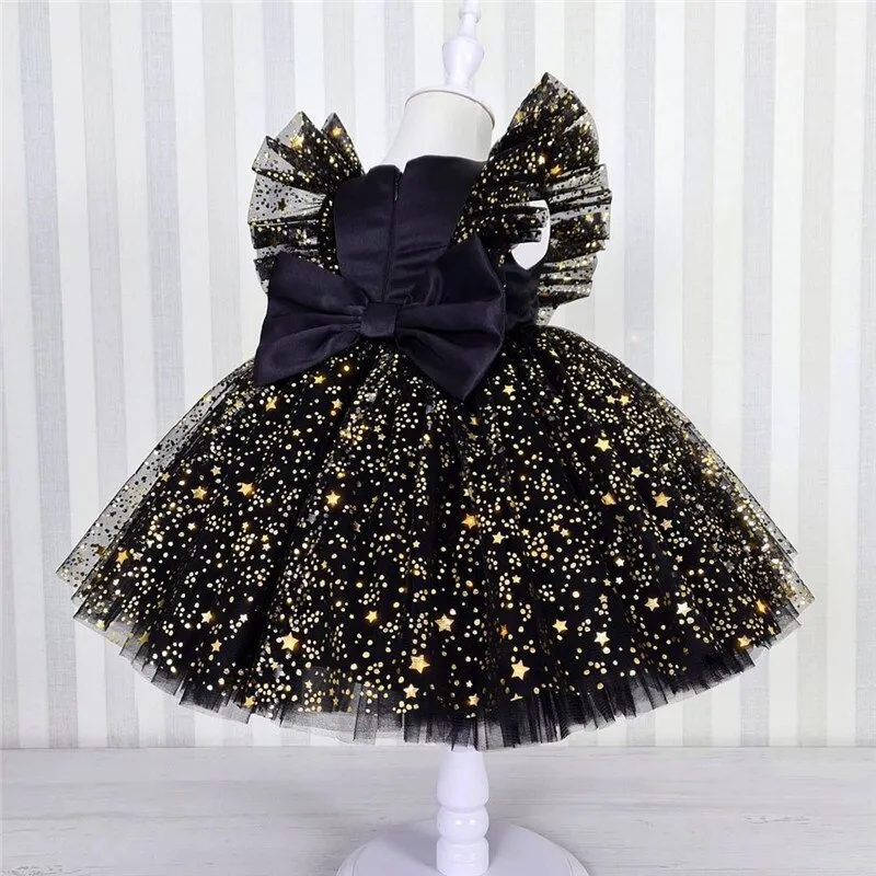 Baby Dress Girl 1st Birthday Dress For Baby Girl Dress Bowknot Princess Dresses Flower Girls Wedding Party Tutu Kids Clothes