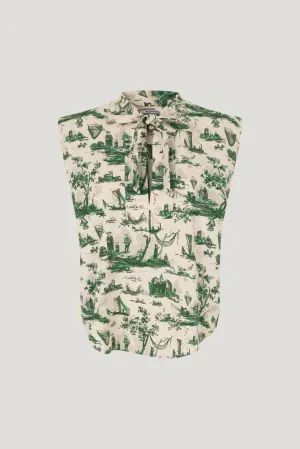 Baum Und Pferdgarten Moureen Blouse Harbour Scape Green