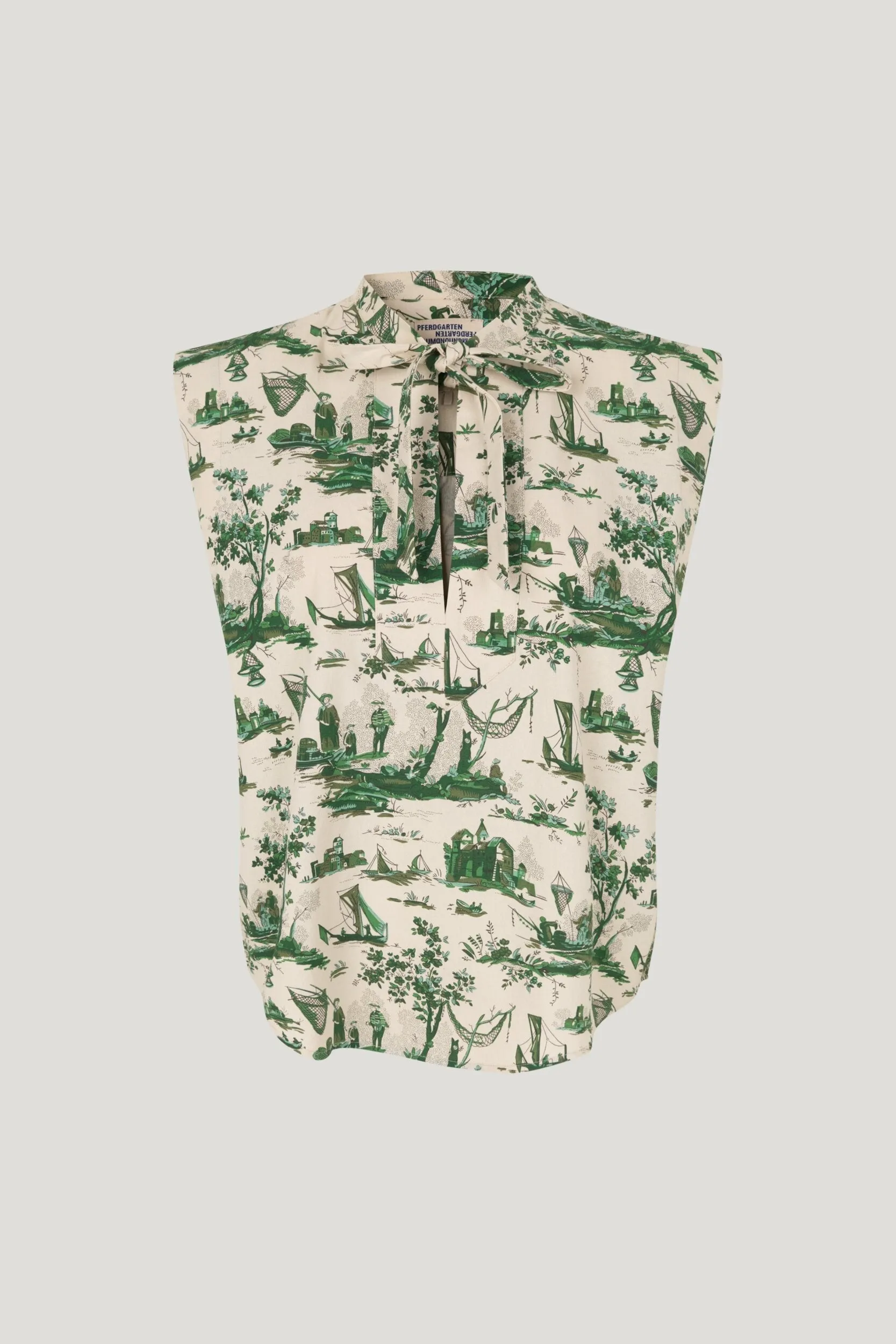 Baum Und Pferdgarten Moureen Blouse Harbour Scape Green