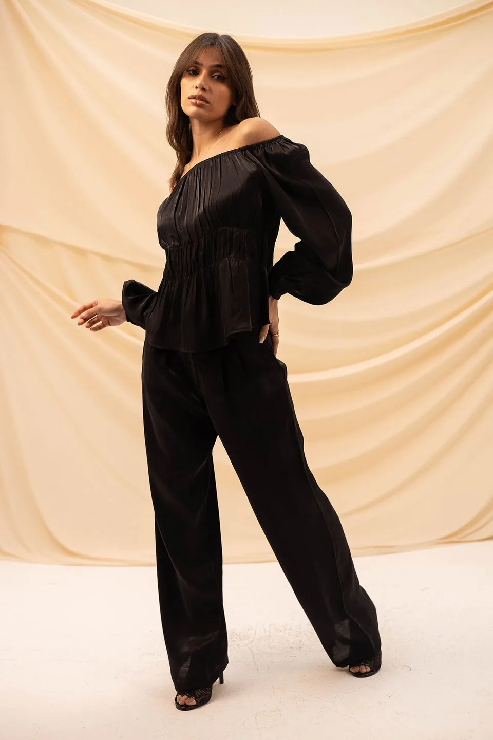 Black Chic Organza Pants