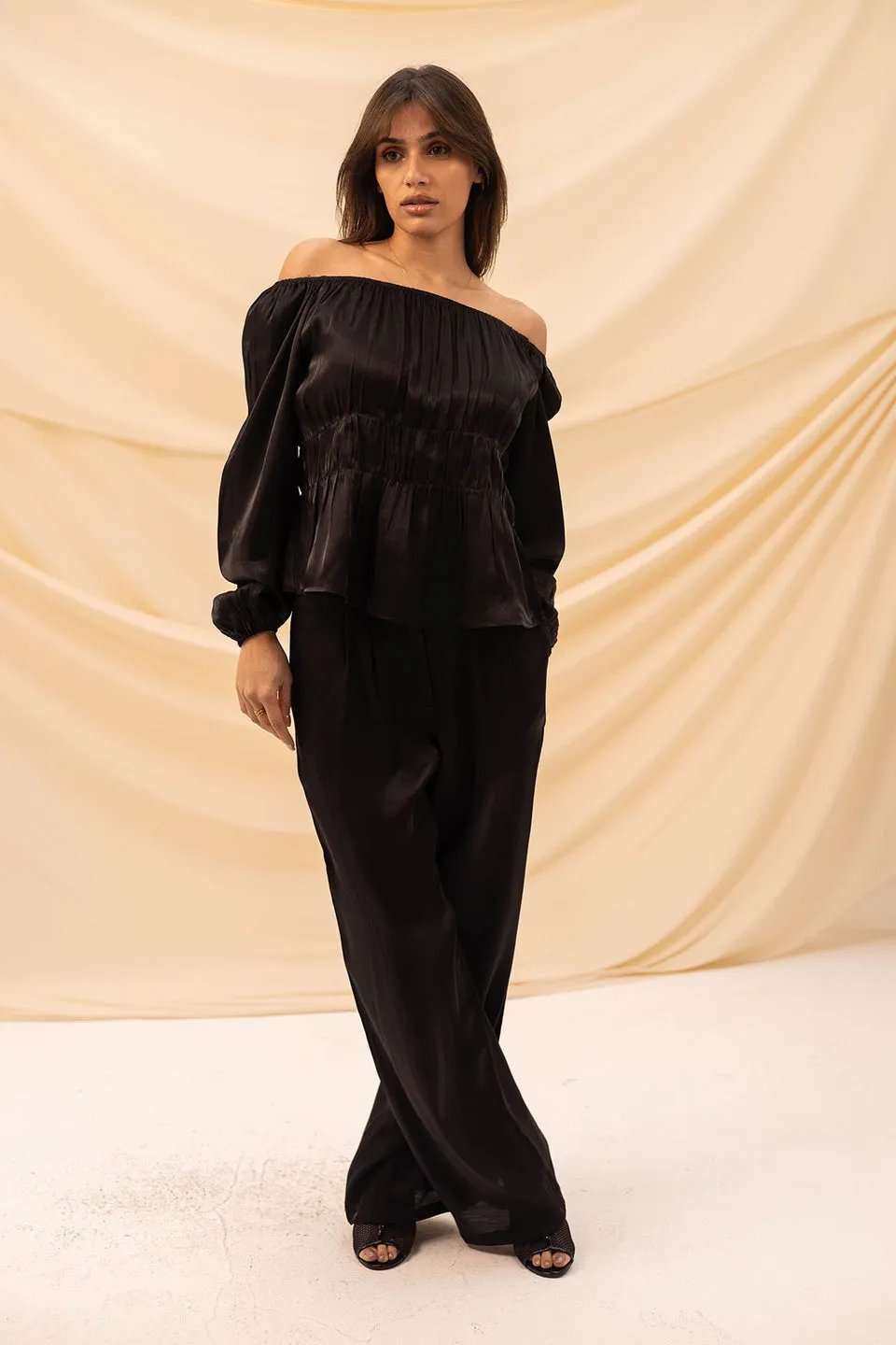Black Chic Organza Pants