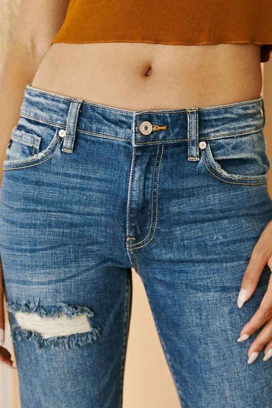 Boyfriend Relaxed Mid-Rise jeans.