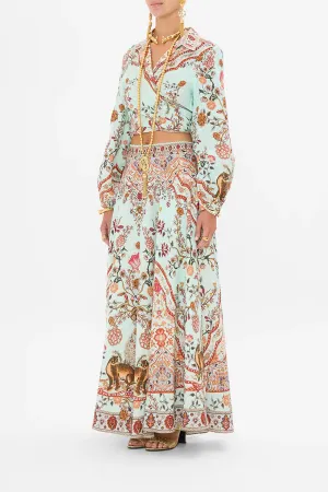 CAMILLA - Maxi Circle Skirt WEAVING WORLDS