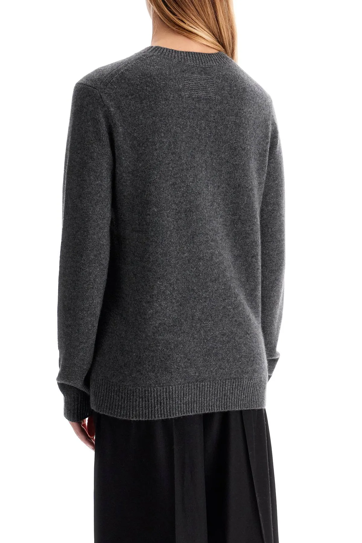 cashmere crewneck pullover U11010JH CHARCOAL