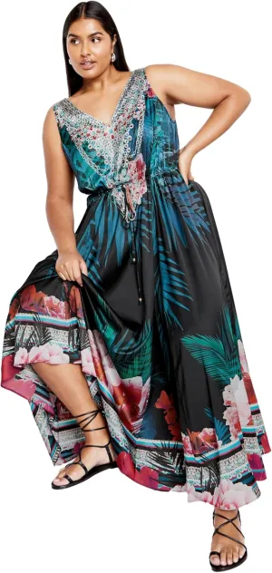 City Chic Women's Afterglow Maxi Dress