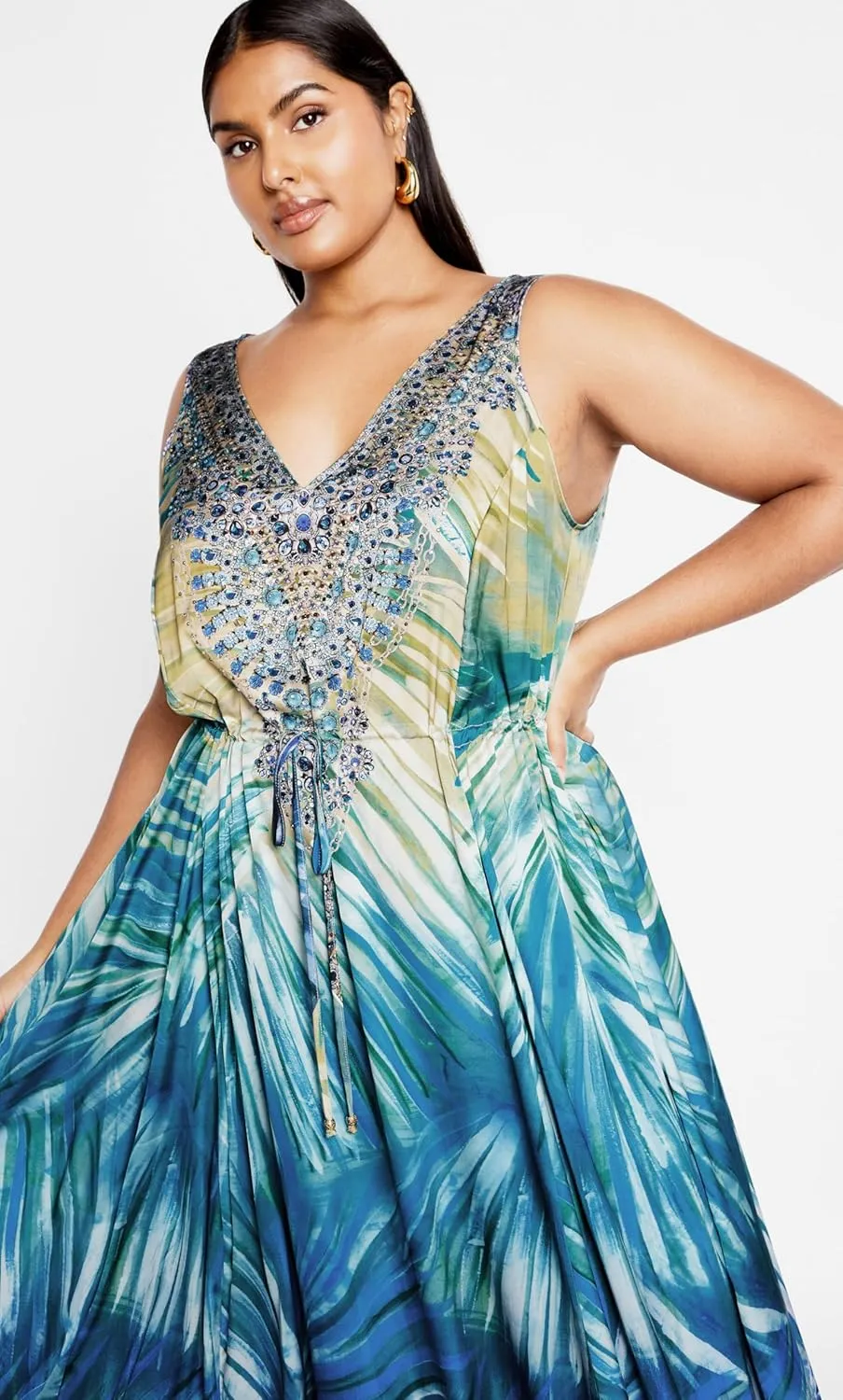 City Chic Women's Afterglow Maxi Dress