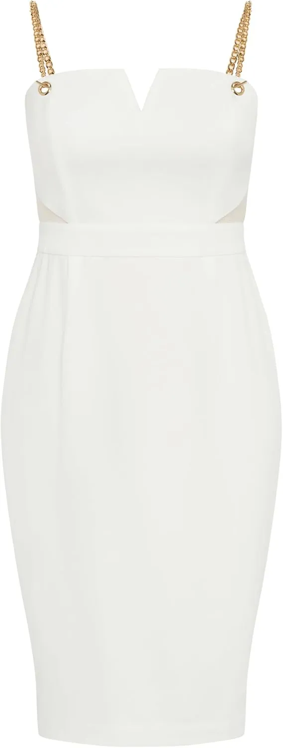 City Chic Women's Dress Ann Chain