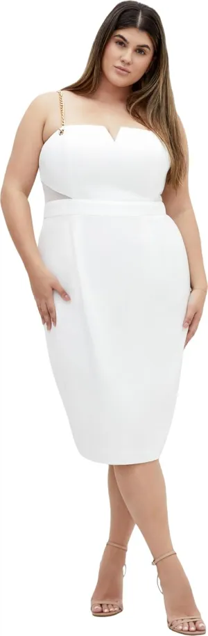 City Chic Women's Dress Ann Chain