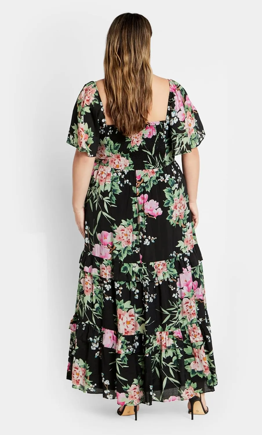 City Chic Women's Marci Print Maxi Dress