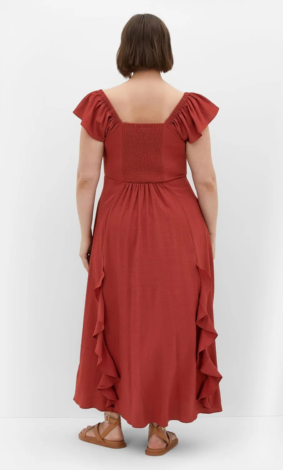 City Chic Women's Plus Size Dress - Fee Frill Maxi