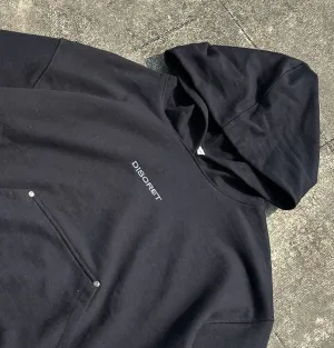 Classic Black Hoodie w/ Rivets