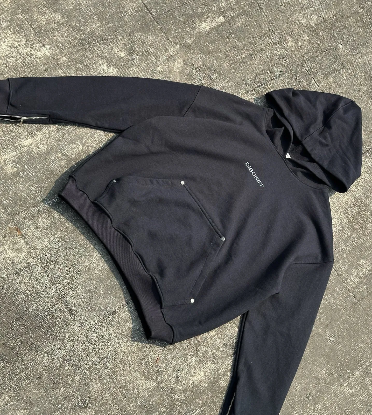 Classic Black Hoodie w/ Rivets