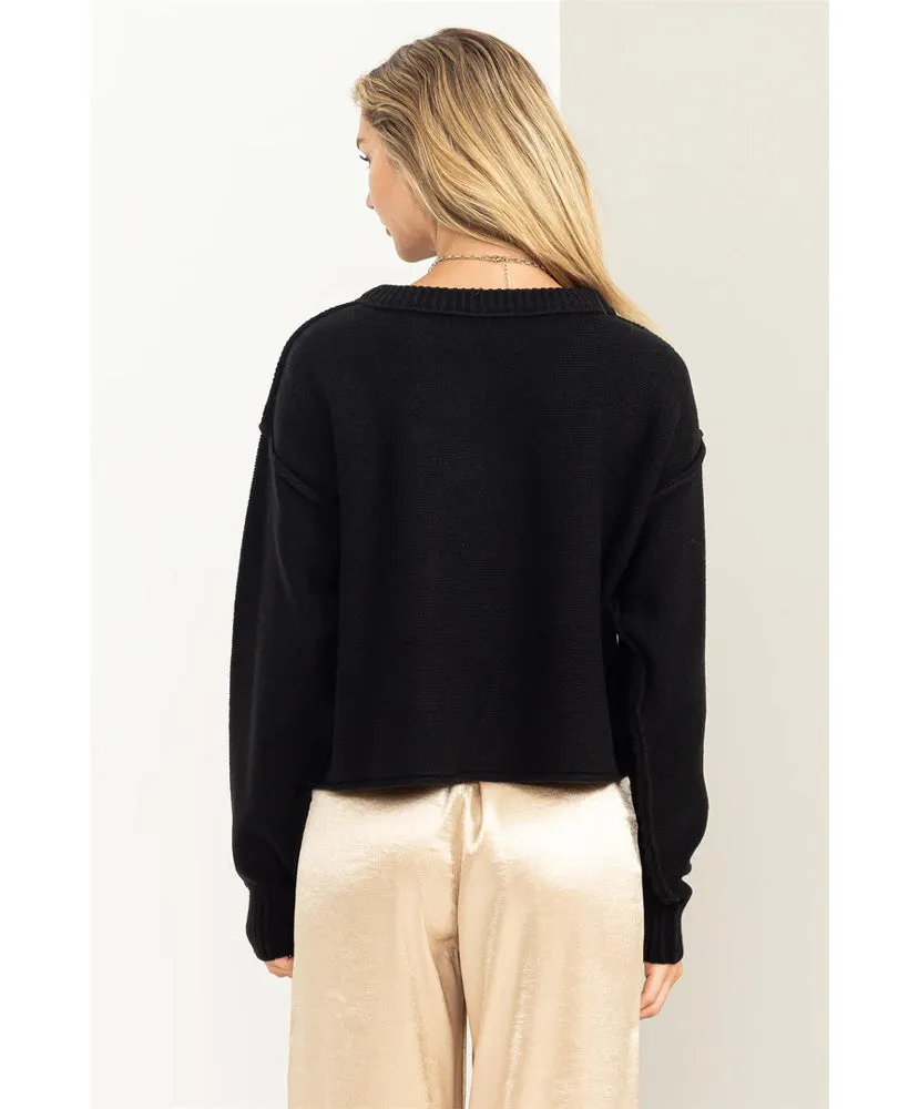 Cuddly Class Long Sleeve Sweater