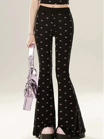 Dress Lazy Chic Pants Cardigan   Black Bootcut Suspender