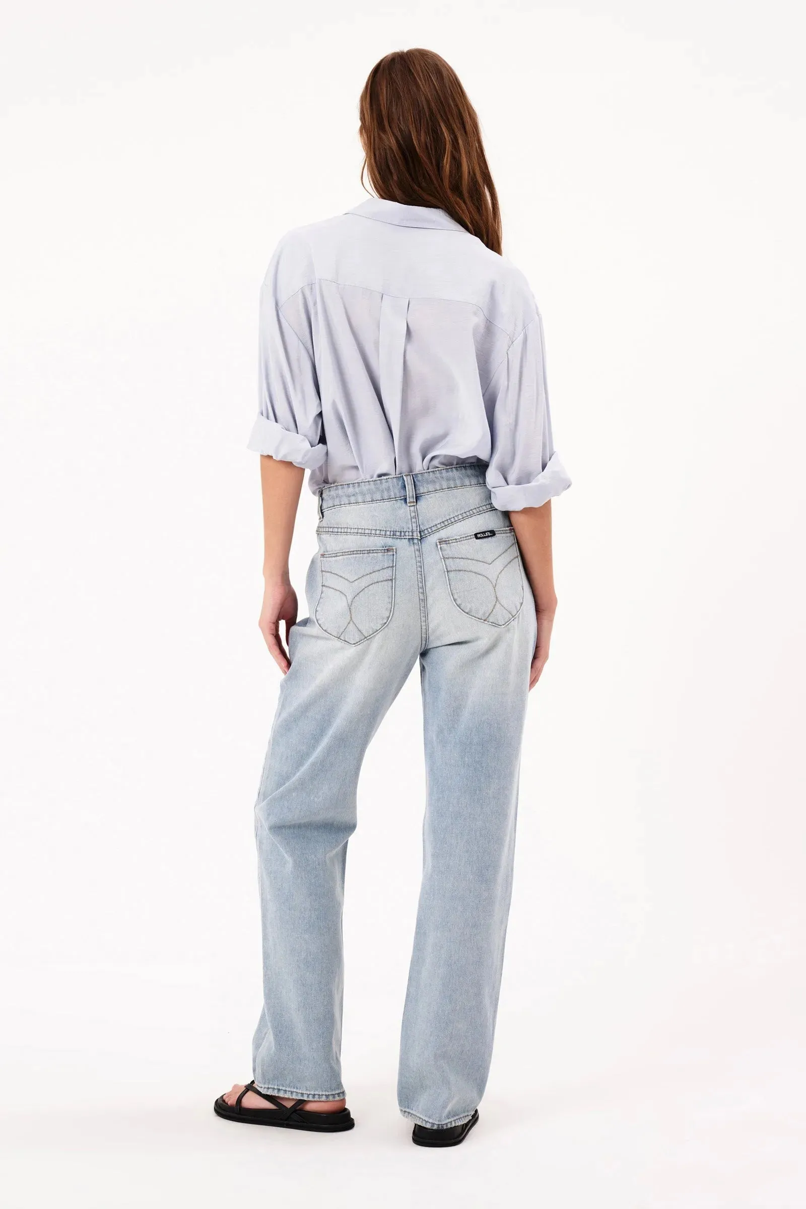 Faded Blue 90's Relaxed Jeans