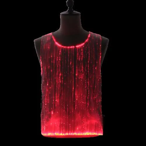 Fiber Optic Mens Tank Top