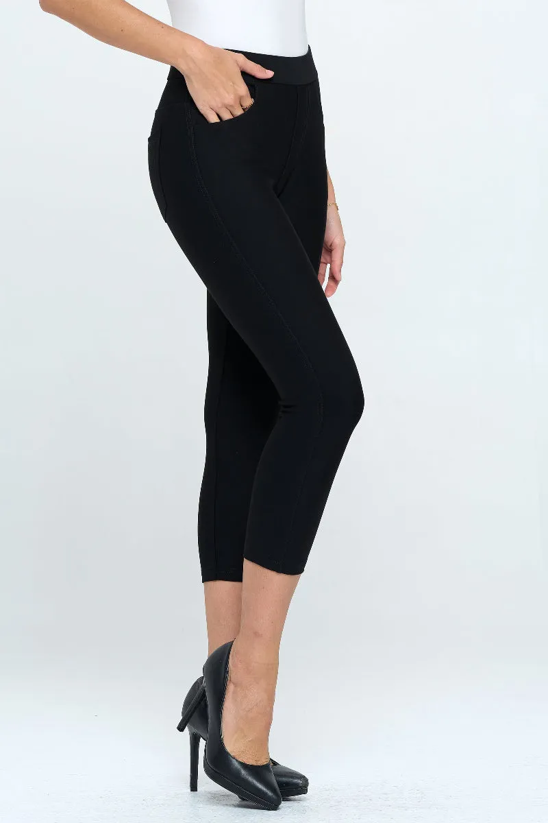 Forever Chic Capri Ponte Pants