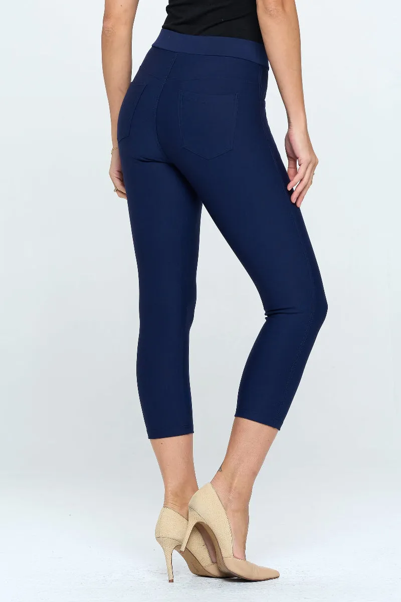 Forever Chic Capri Ponte Pants