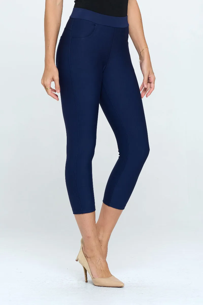 Forever Chic Capri Ponte Pants