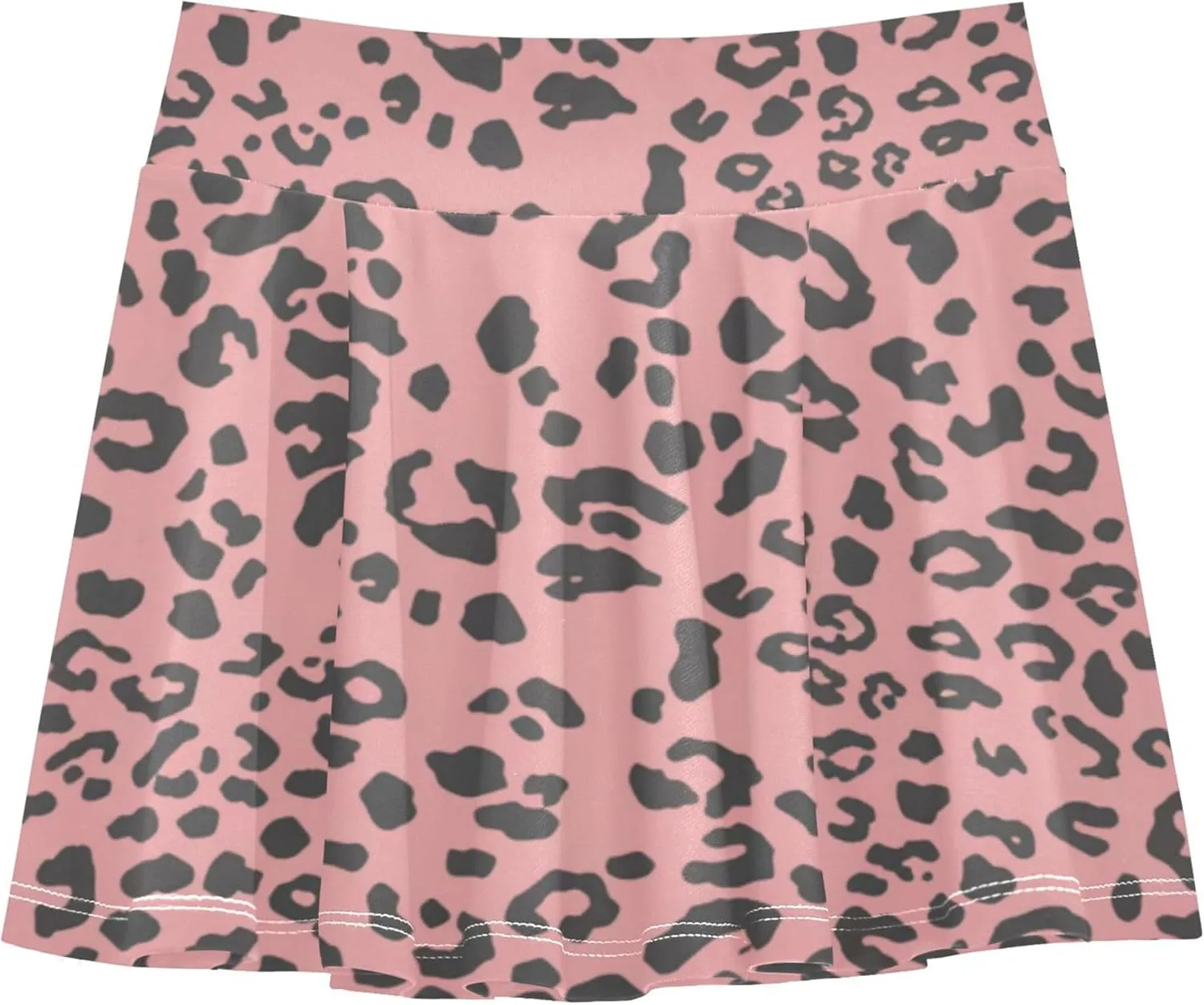 Girls Skirts with Built in Shorts Flowy Little Girl Skirts Cheer Skirt with Pockets