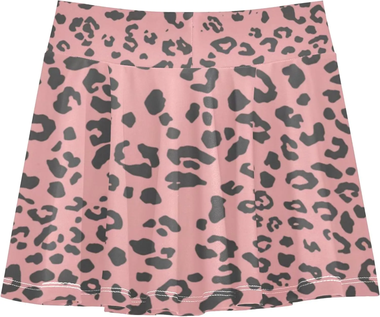 Girls Skirts with Built in Shorts Flowy Little Girl Skirts Cheer Skirt with Pockets