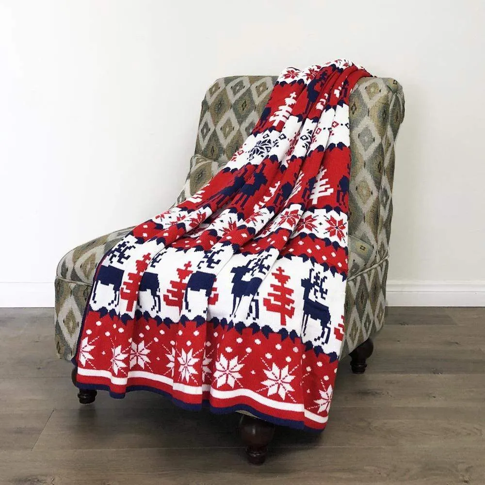 Holiday Family Matching Sweater in Tango Red for All