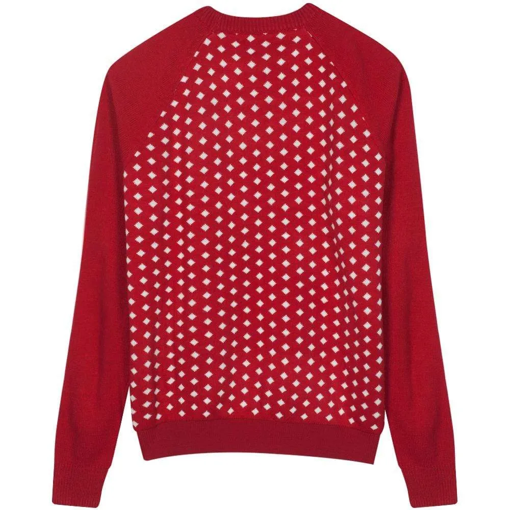 Holiday Family Matching Sweater in Tango Red for All