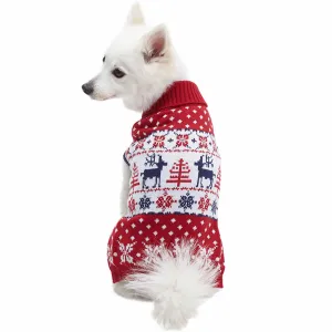 Holiday Family Matching Sweater in Tango Red for All