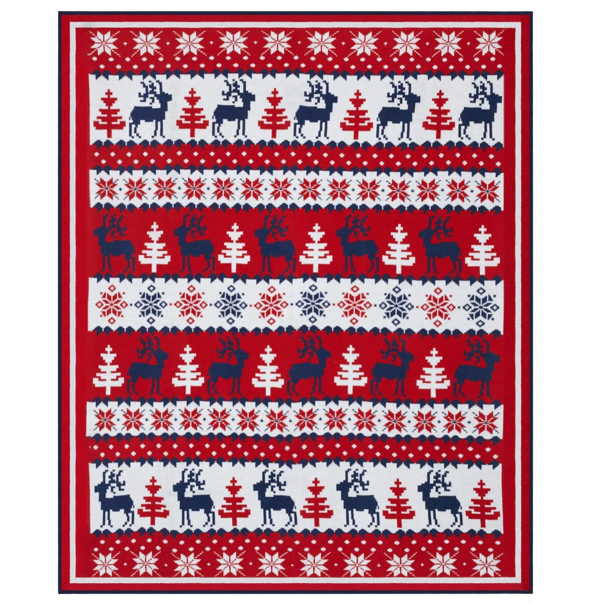 Holiday Family Matching Sweater in Tango Red for All