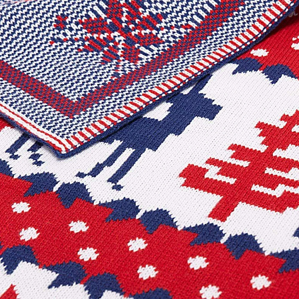 Holiday Family Matching Sweater in Tango Red for All