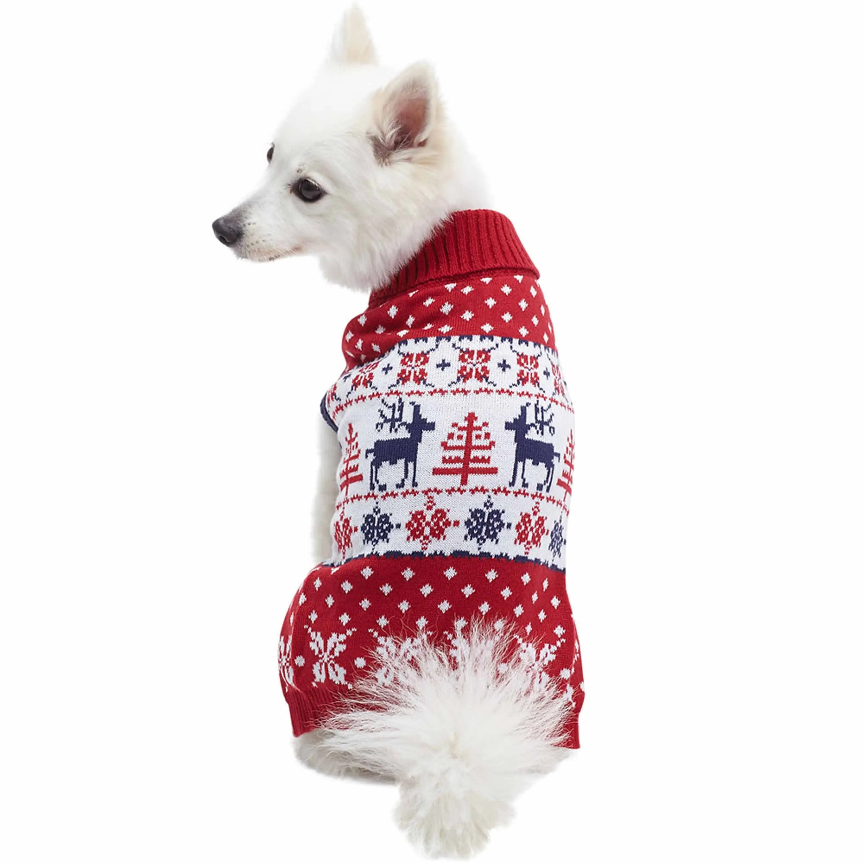 Holiday Family Matching Sweater in Tango Red for All