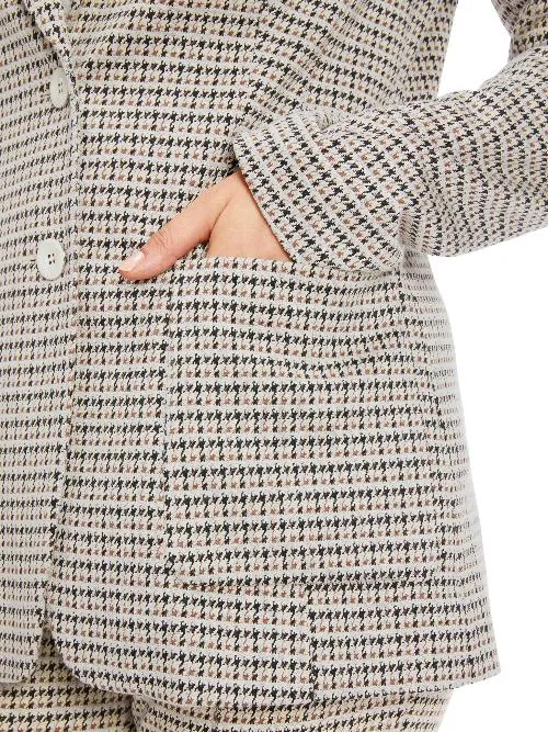 Houndstooth Blazer