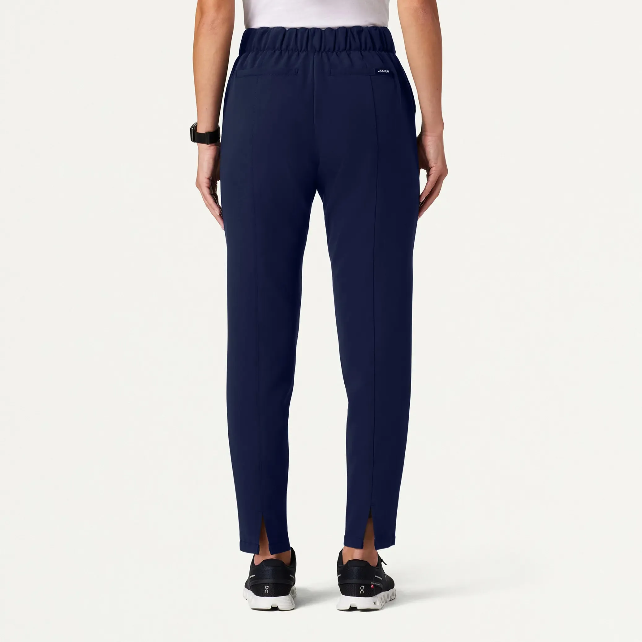 Jaanuu Women's Lio Tapered 5-Pocket Scrub Pant - Midnight Navy