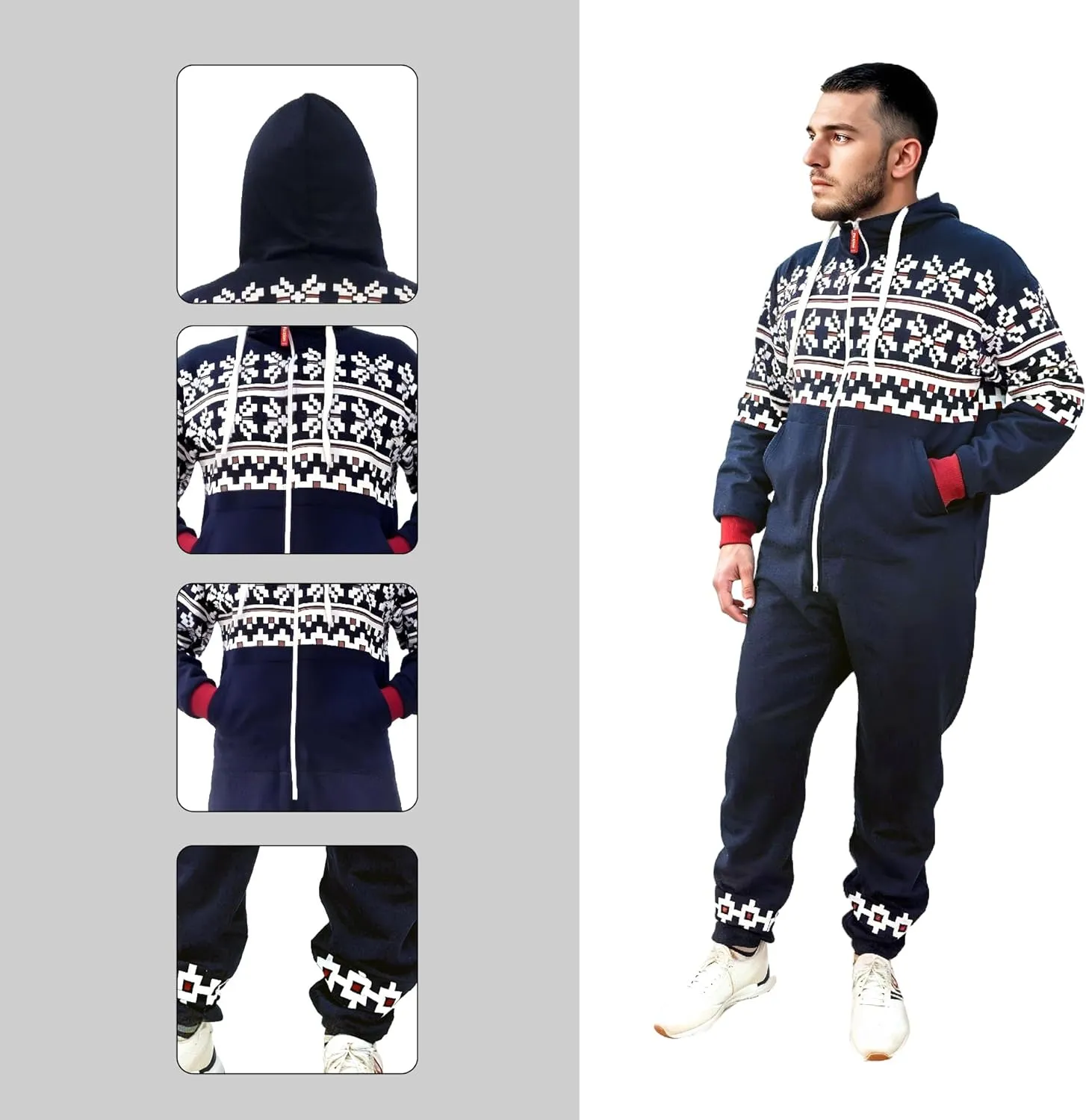 Juicy Trendz Adult Onesie Pajamas for Men are the perfect cozy stock filler