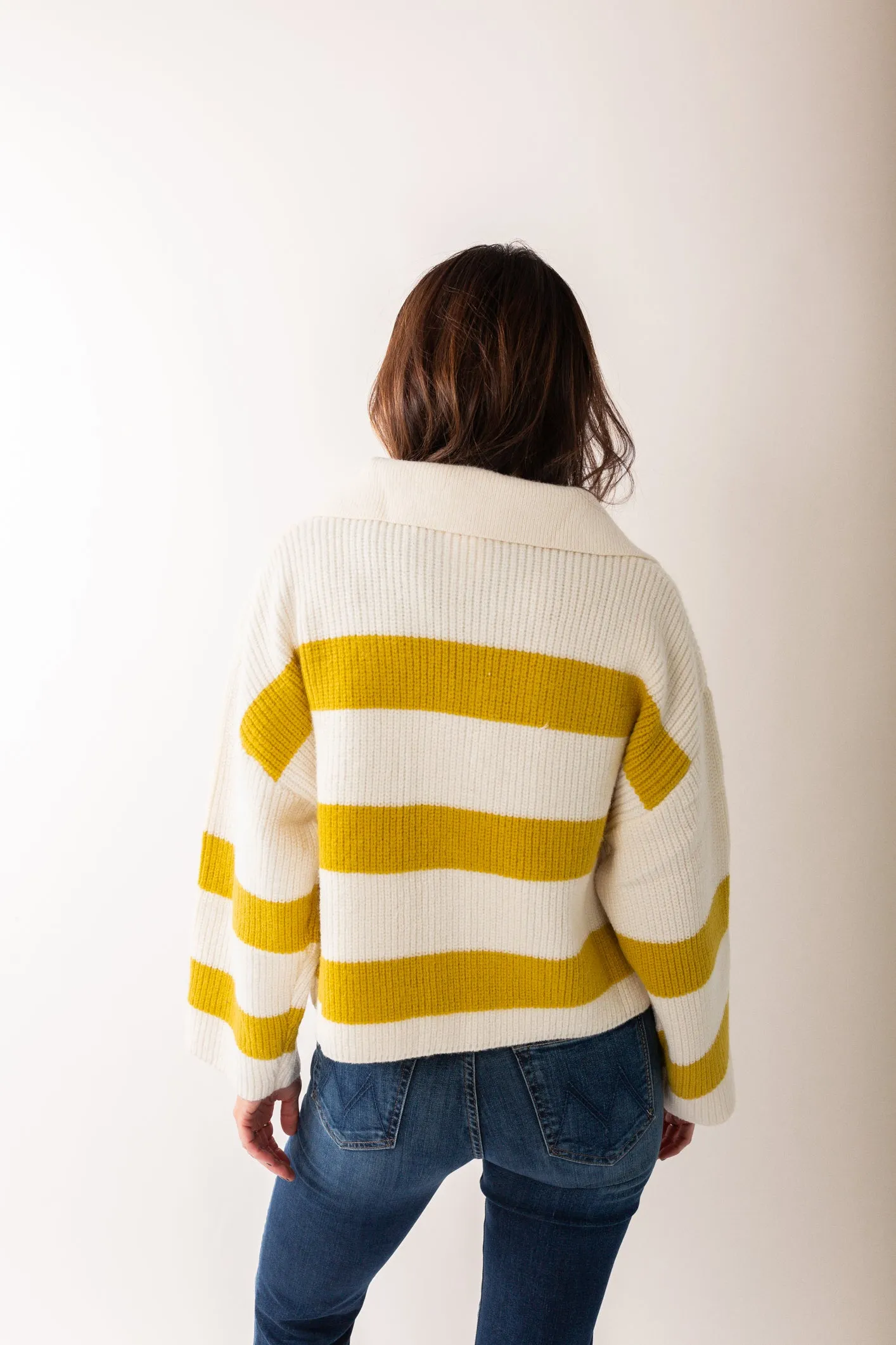 Kate Stripe Drop Shoulder Sweater