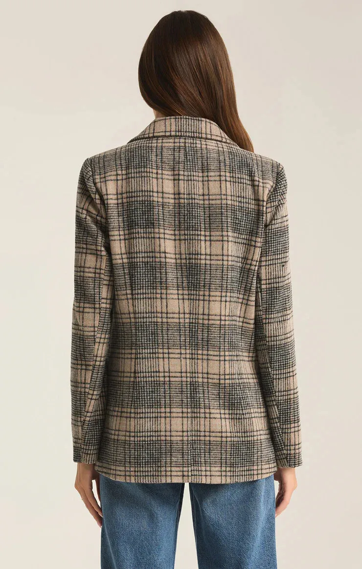 Kingston Relaxed Blazer - Earthen Grey