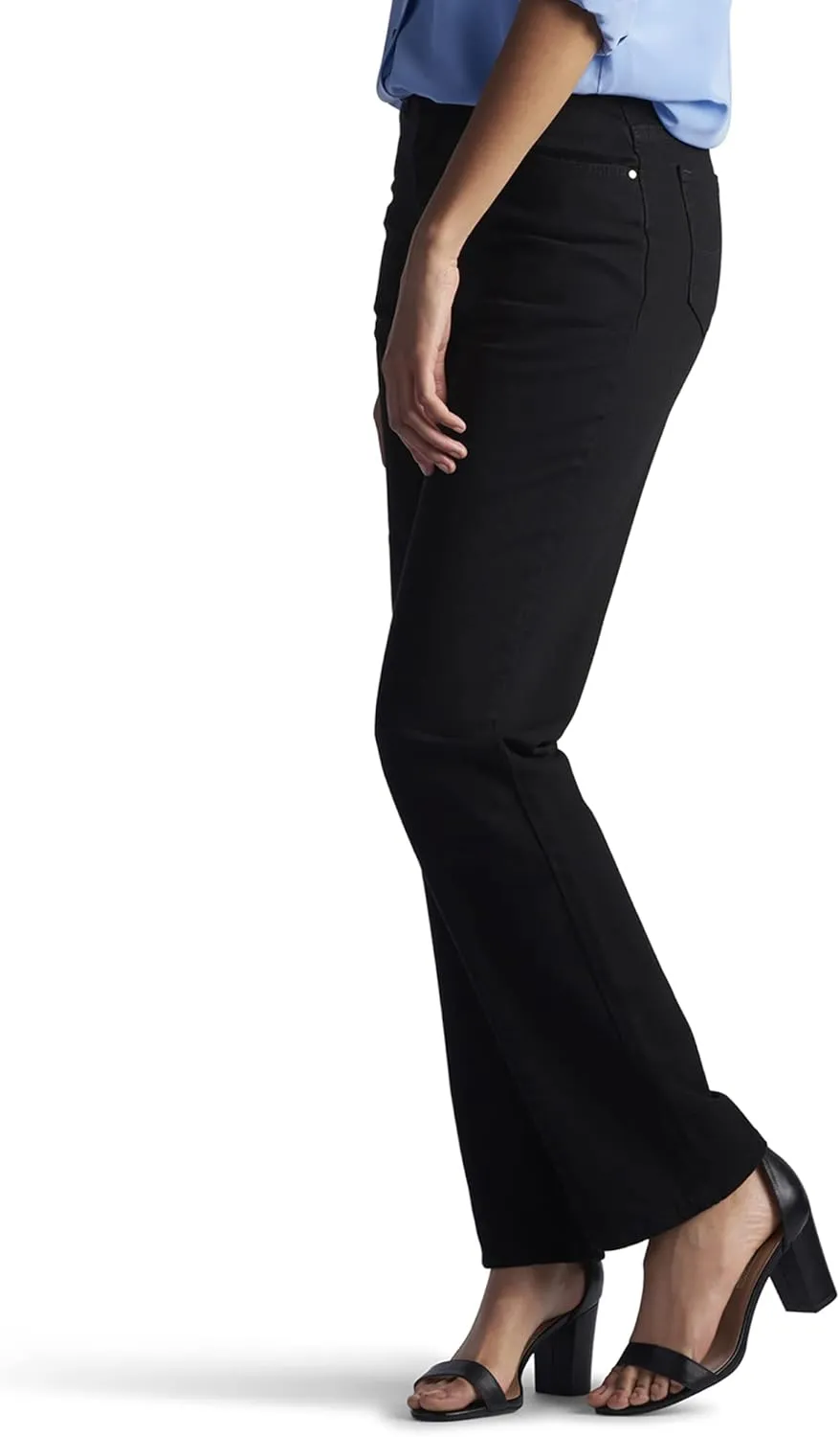Lee Women's Petite Relaxed Fit All Cotton Straight Leg Jean