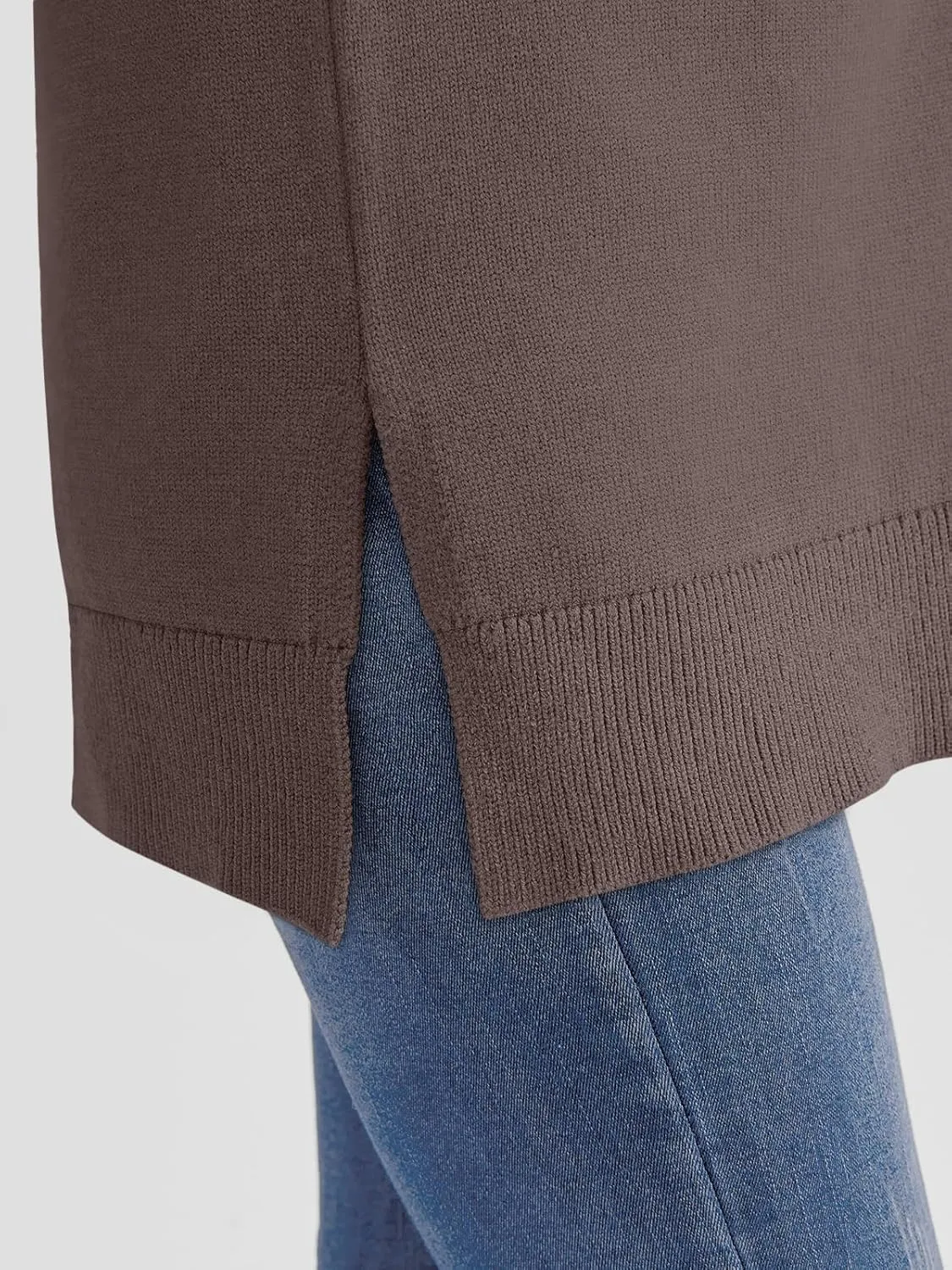 LILLUSORY Women V Neck Sweater Vest Oversized Long Cardigan Casual Vest Tops 2024 Trendy