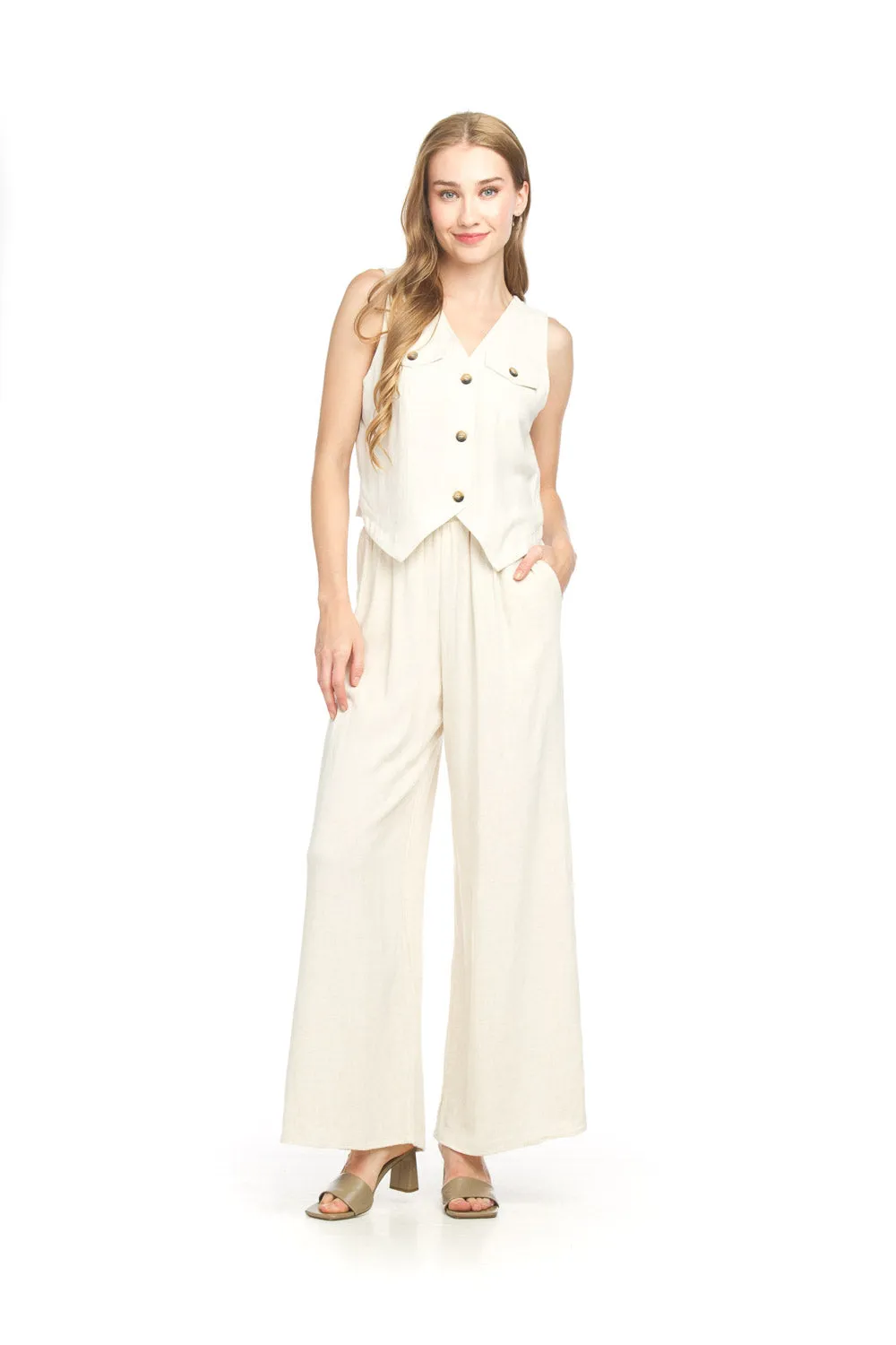 Linen Wide Leg Pants