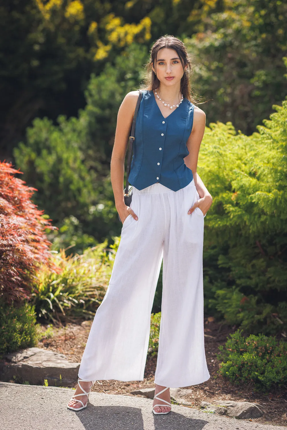 Linen Wide Leg Pants