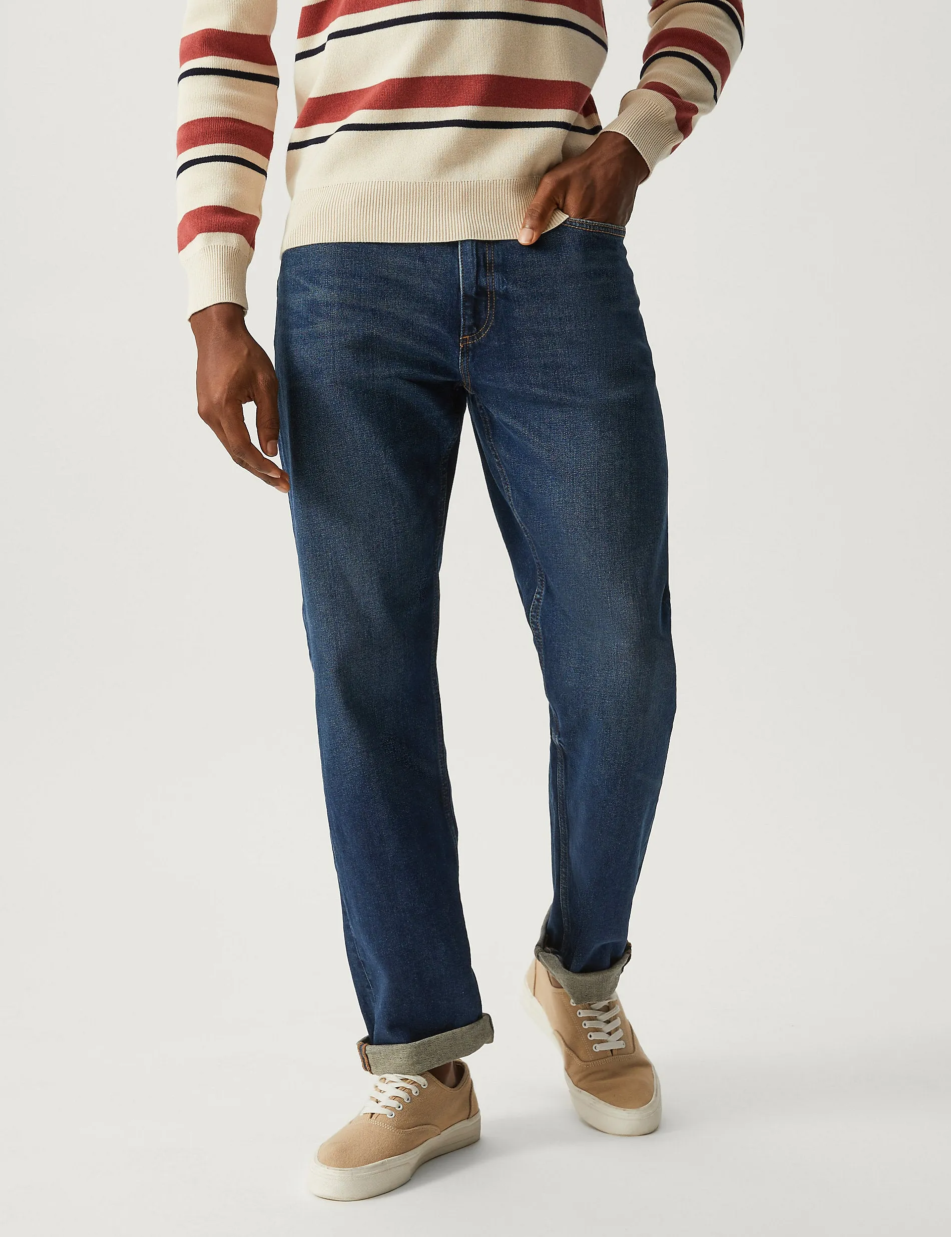 Marks & Spencer Vintage Relaxed Jeans in Indigo