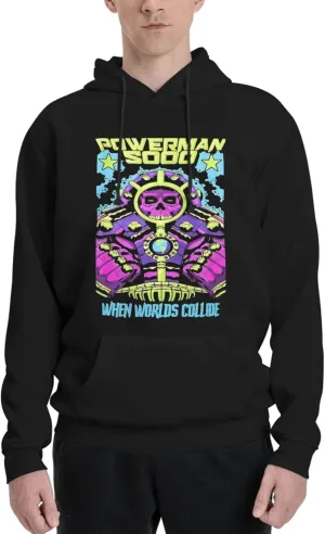 Men'S Long Sleeve Tops Hooded Sweatshirt, Ever Fading Fleece Pullover Hoodie