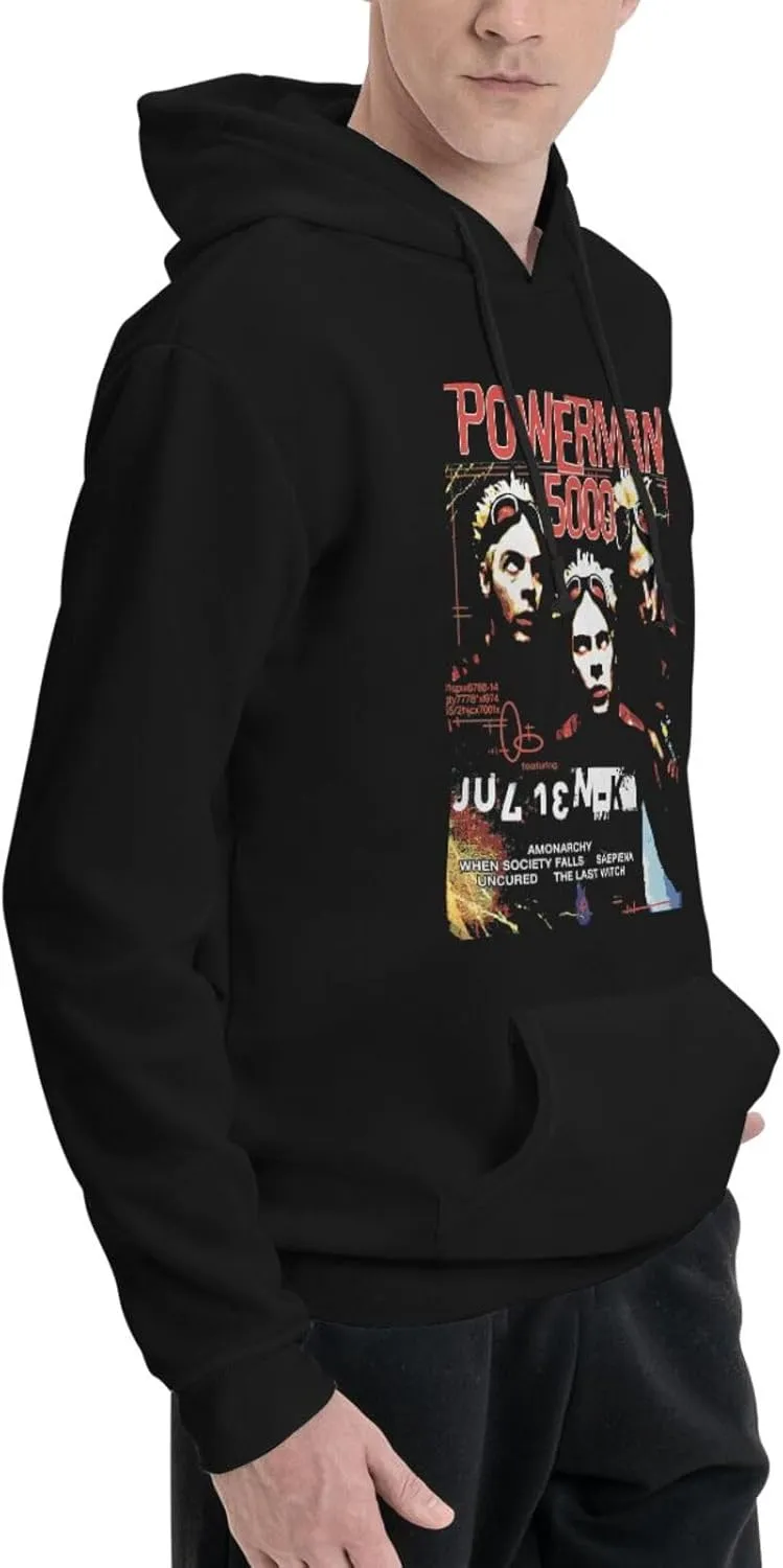Men'S Long Sleeve Tops Hooded Sweatshirt, Ever Fading Fleece Pullover Hoodie