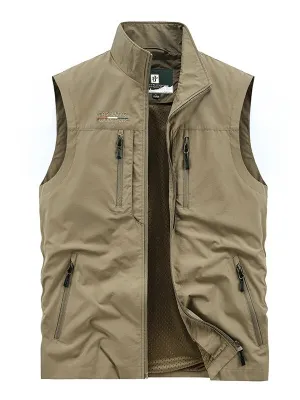 Men's Quick-Dry Slim Waistcoat Sleeveless Multi-Pocket - SF1161