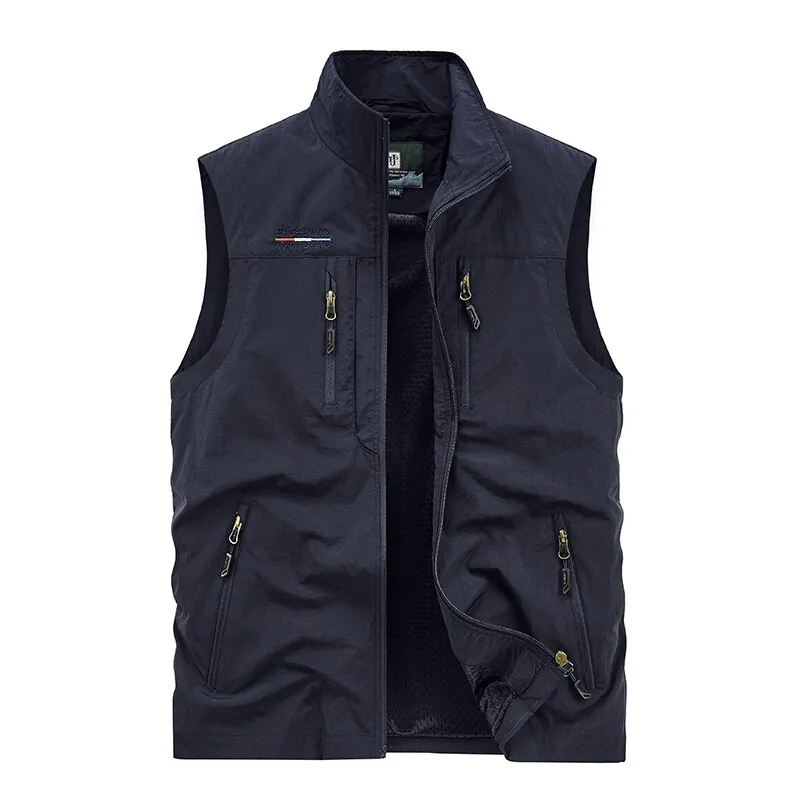 Men's Quick-Dry Slim Waistcoat Sleeveless Multi-Pocket - SF1161
