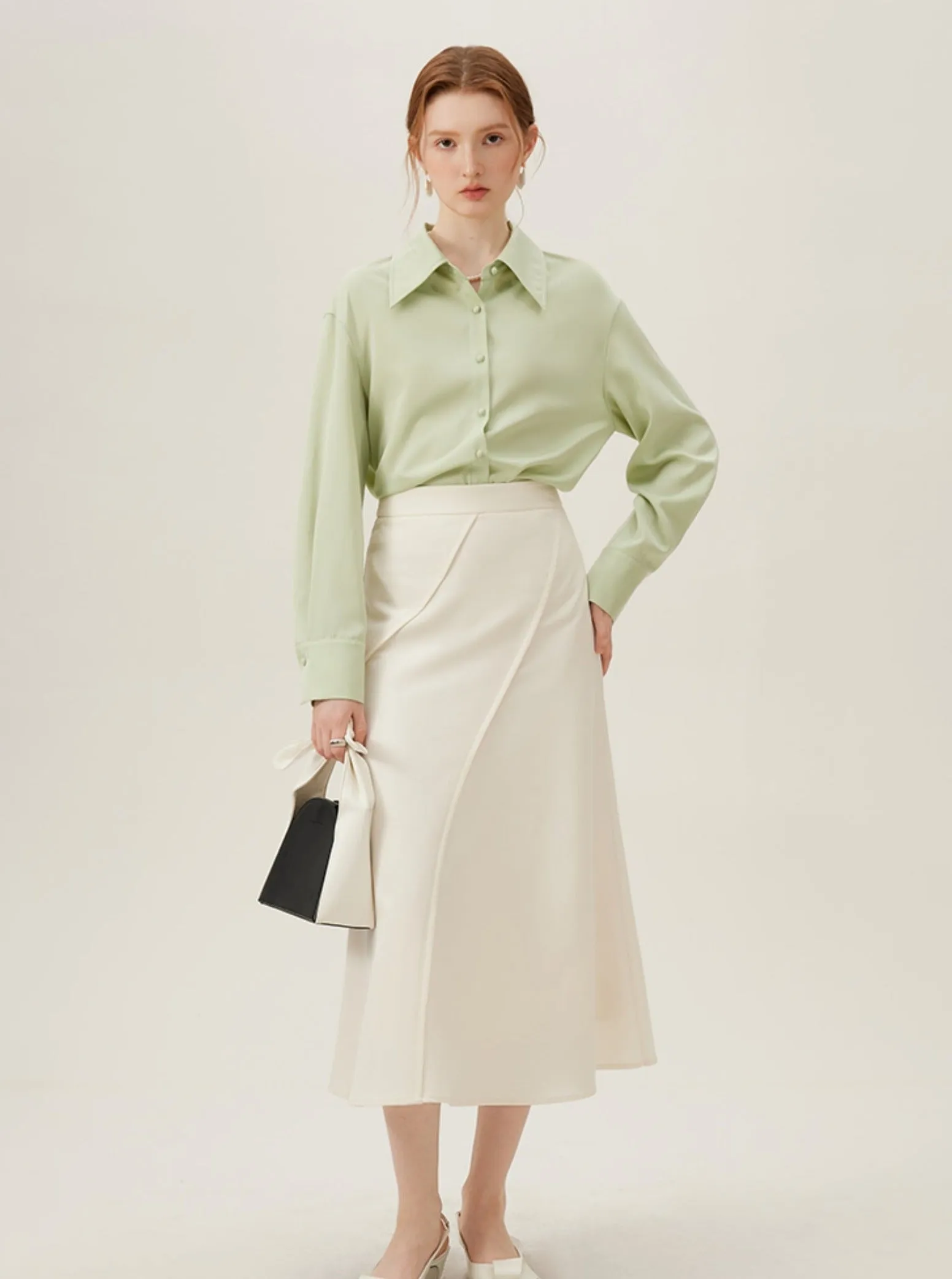 Mint Mambo Professional Satin Shirt